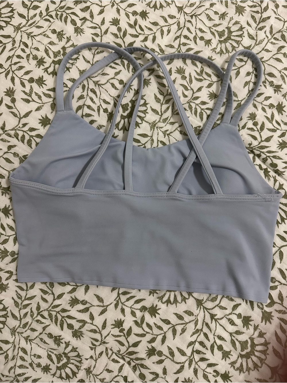 lululemon athletica Light Gray Strappy Sports Bra - Picture 4 of 8